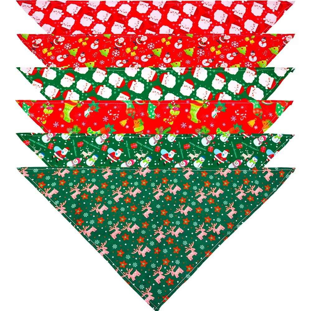 Christmas Pets Bandana - Festive Pet Accessory for Cats & Dogs
