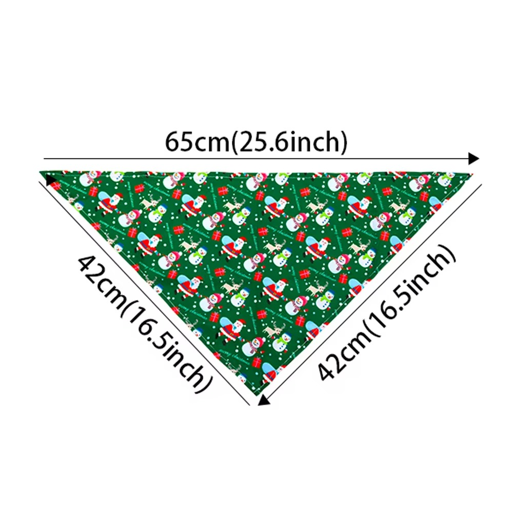 Christmas Pets Bandana - Festive Pet Accessory for Cats & Dogs