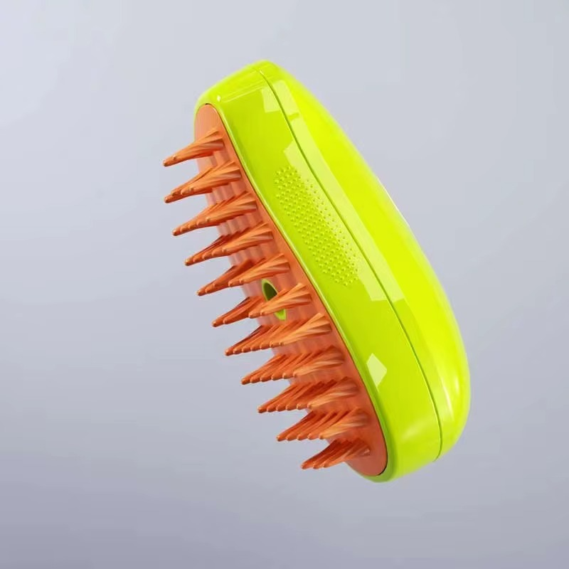3-in-1 Steam Brush for Dogs & Cats - Professional Pet Grooming Tool with Massage & Hair Removal